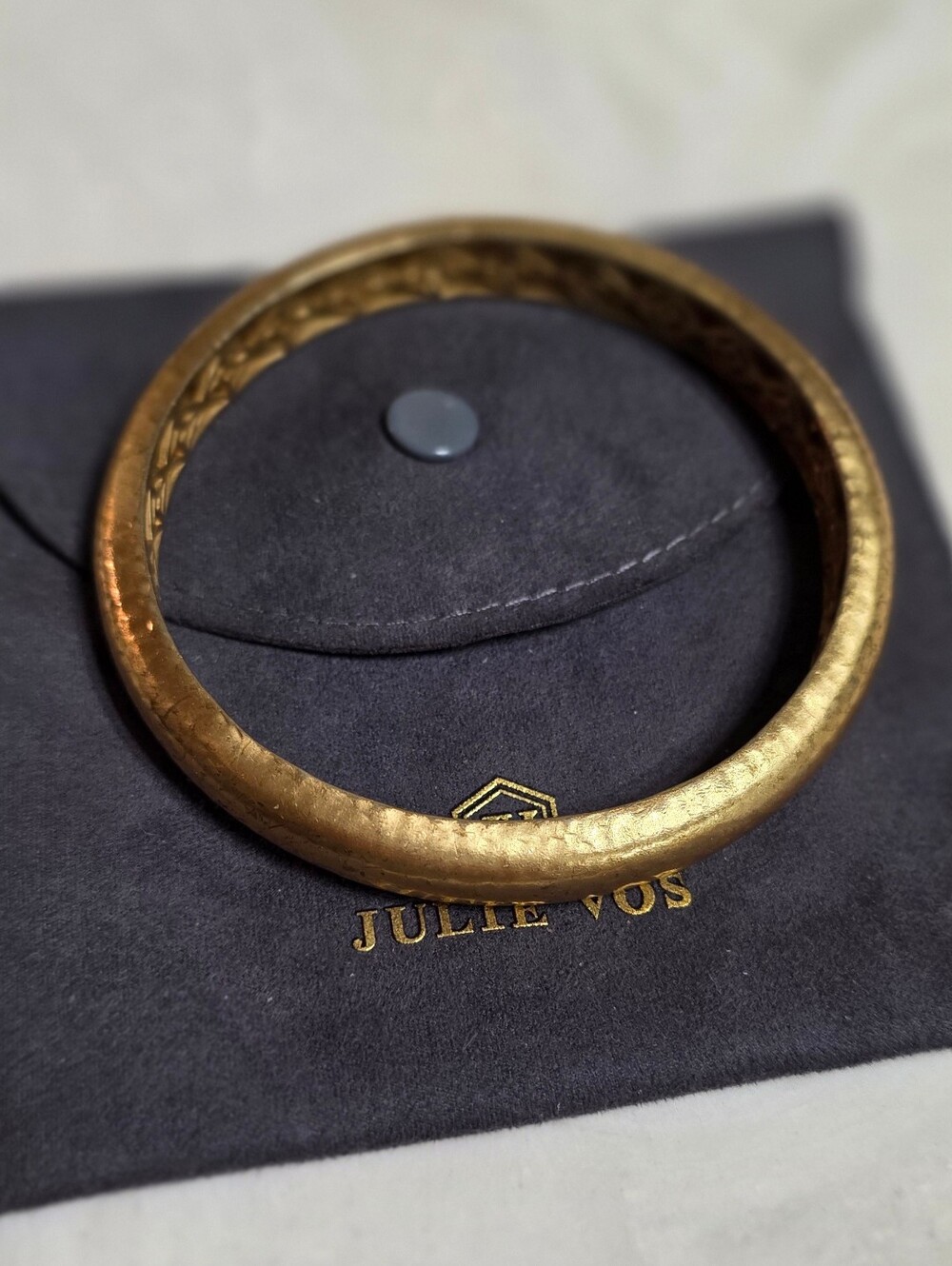 Julie Vos Gold Havana Bangle Bracelet